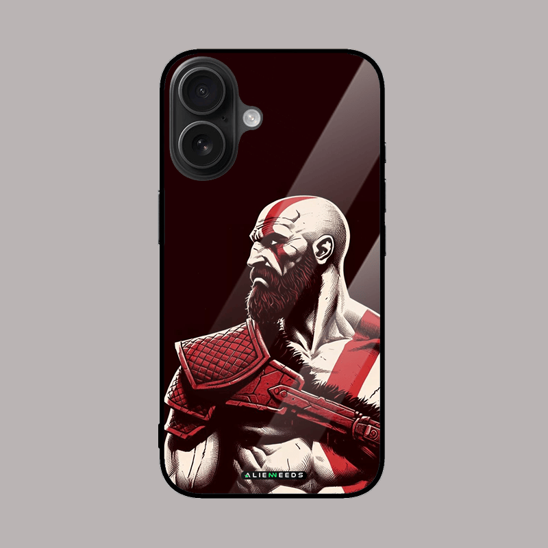 Kratos God of War mobile phone cover by alienneeds – bold design.