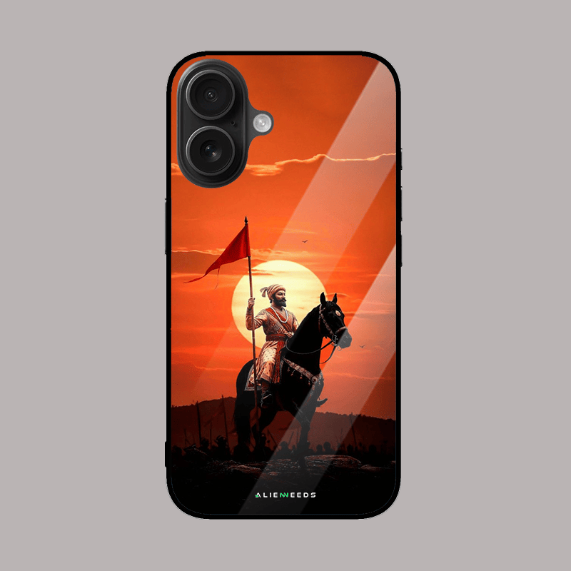 Chhatrapati Shivaji Maharaj glass case – historical phone cover.