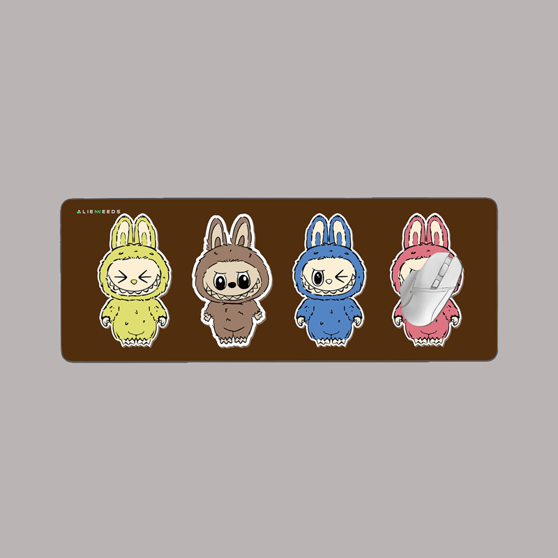 Labubu Pattern Desk Mat