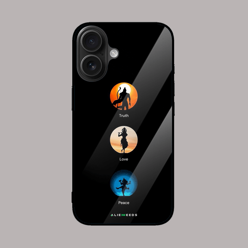 Truth love peace glass case by alienneeds – positive message.