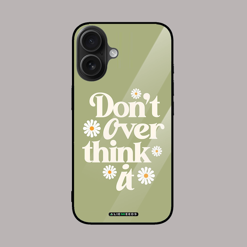Don’t over think glass phone cover.