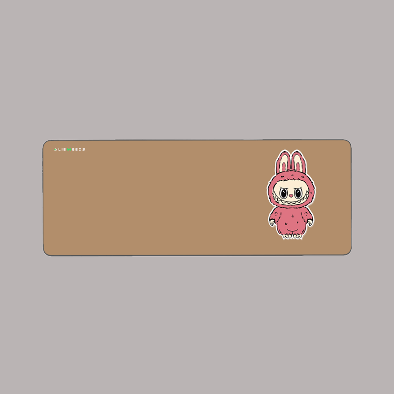 Pink Labubu Desk Mat