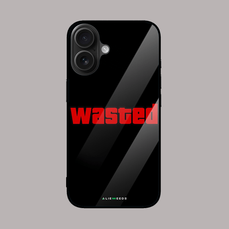 Wasted glass phone cover – edgy design.