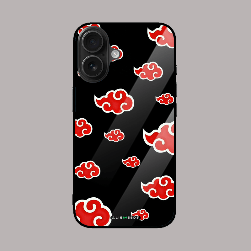 Akatsuki logo pattern protective phone cover.