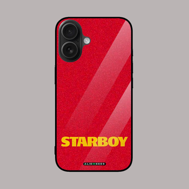 Starboy phone cover – trendy glass case by alienneeds.