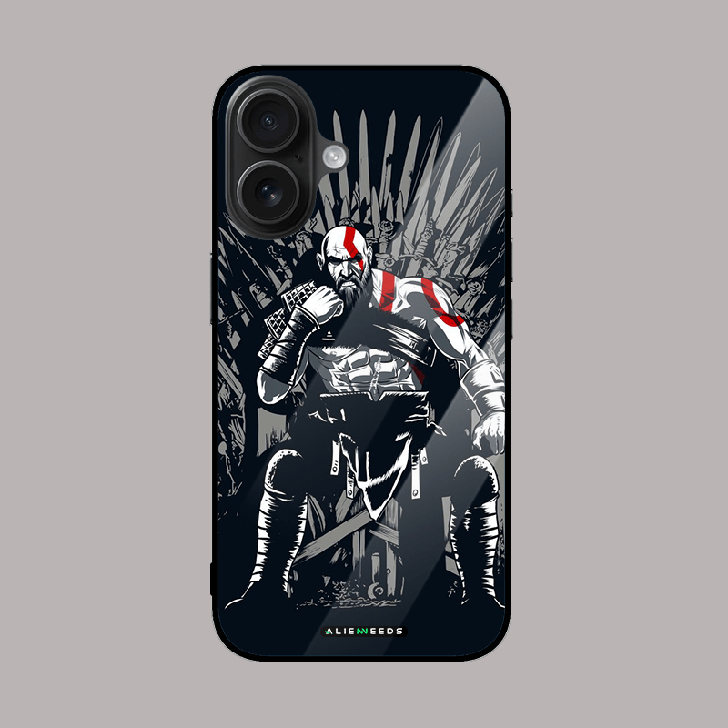 God of War Greek mobile cover – mythological glass case by alienneeds.