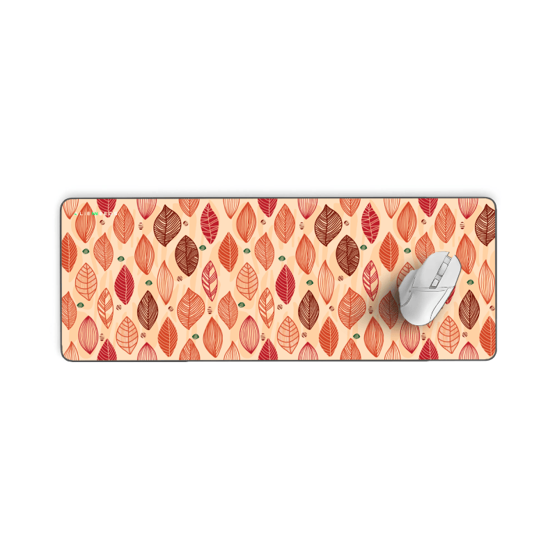 Autum Forest Leaf Desk Mat - Alienneeds.in