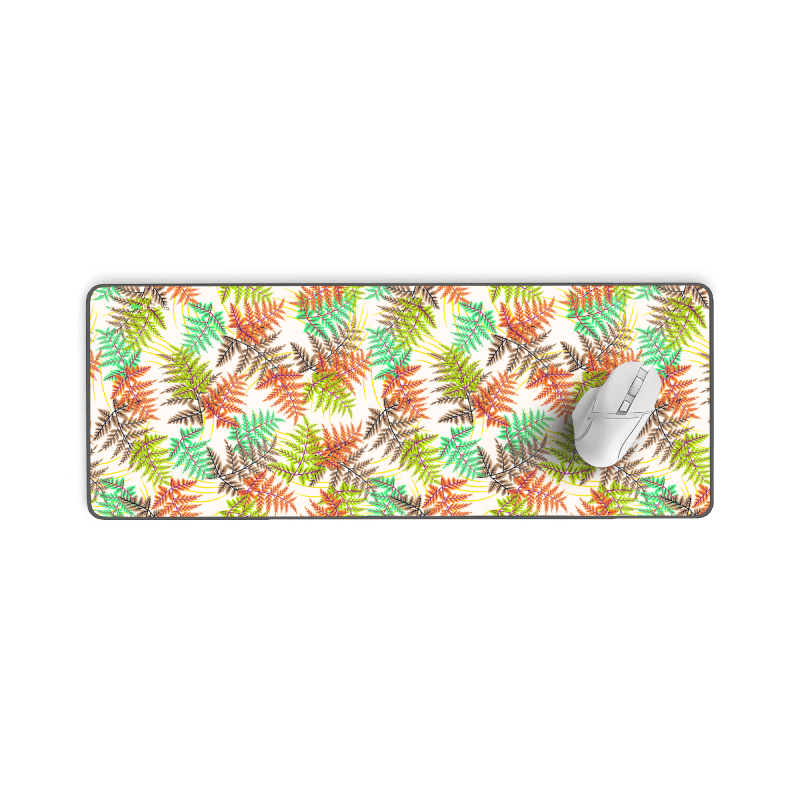 Colorful Leaf Desk Mat - Alienneeds.in