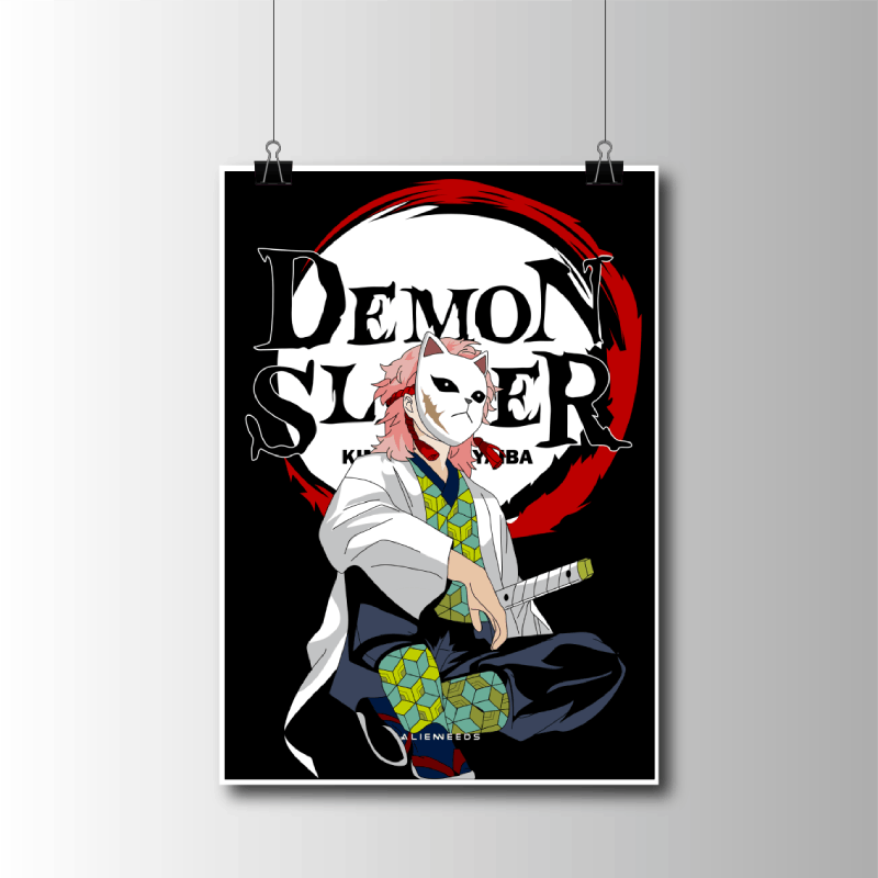 Sabito – The Water Hashira Poster - Alienneeds.in