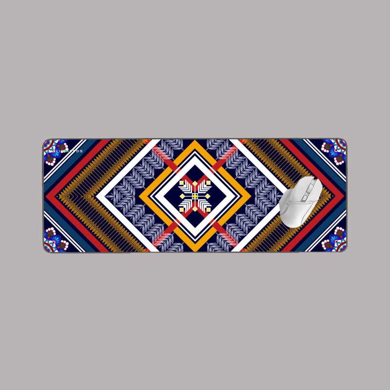 Geometric Abstract Pattern Desk Mat - Alienneeds.in