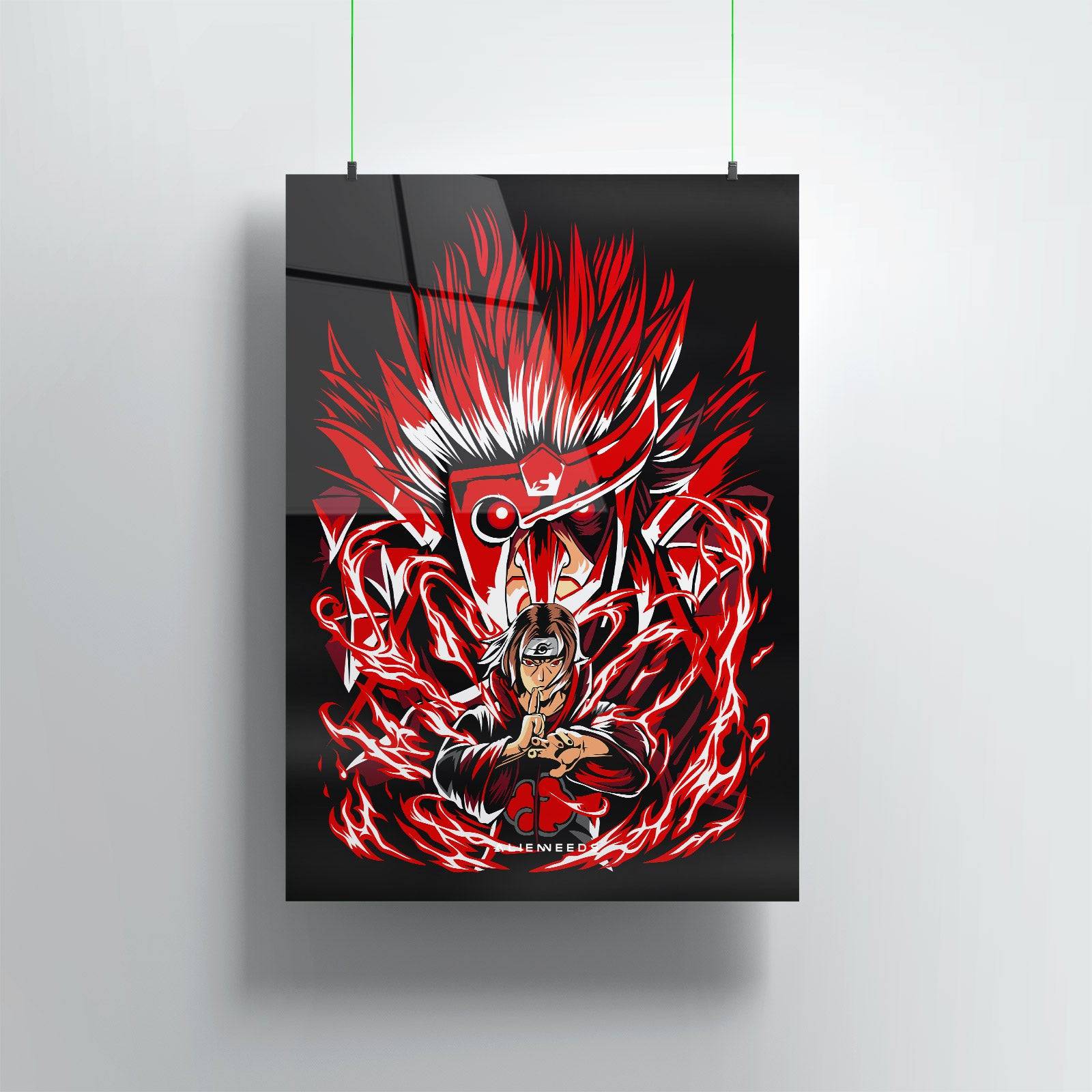 Itachi Uchiha Metal Poster