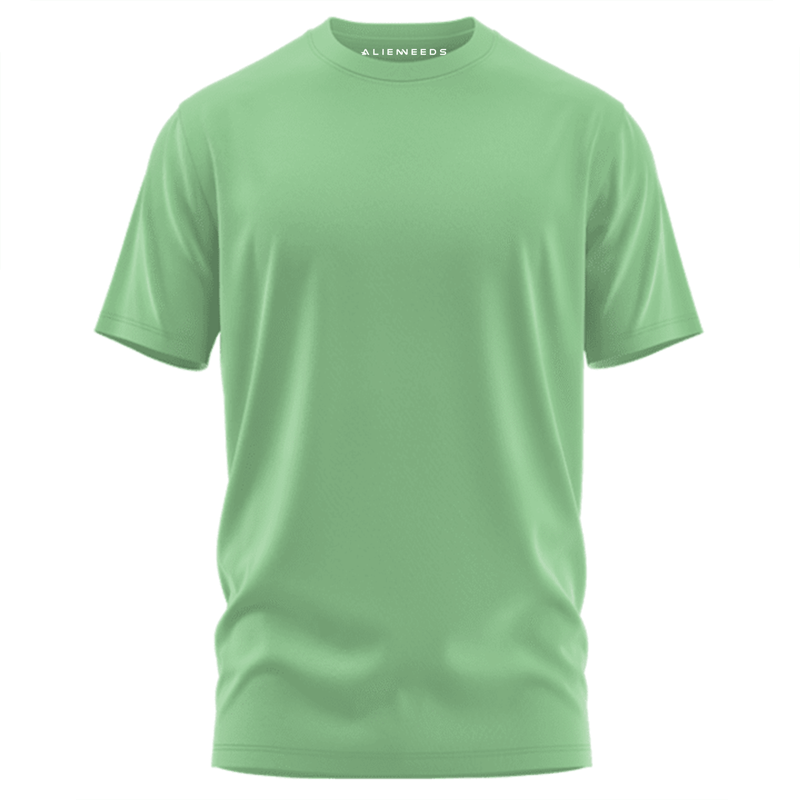 Jade Green Unisex Basic T-shirt - Alienneeds.in