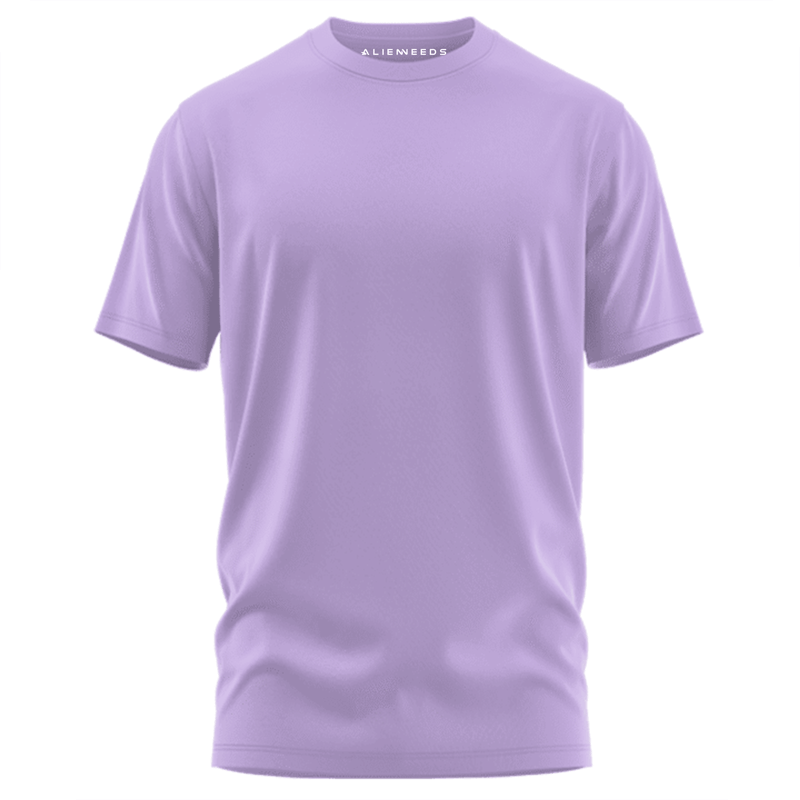 Lavender Unisex Basic T-shirt - Alienneeds.in