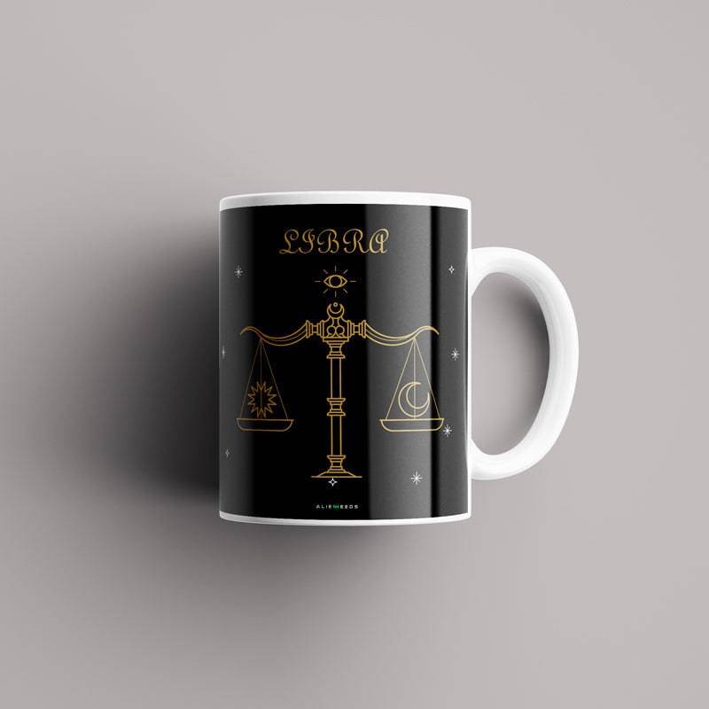 Libra Balanced Harmony Zodiac Mug – Alienneeds Personalized Zodiac Mug