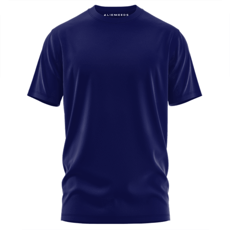 Royal Blue Unisex Basic T-shirt - Alienneeds.in