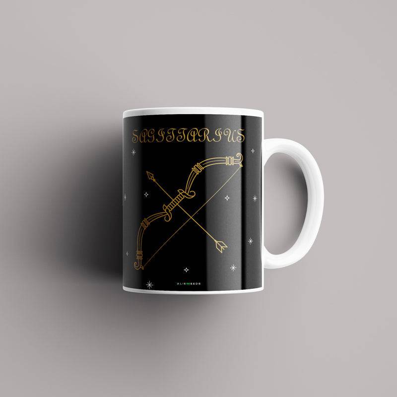 Sagittarius Free Spirit Zodiac Mug – Alienneeds Personalized Star Sign Mug