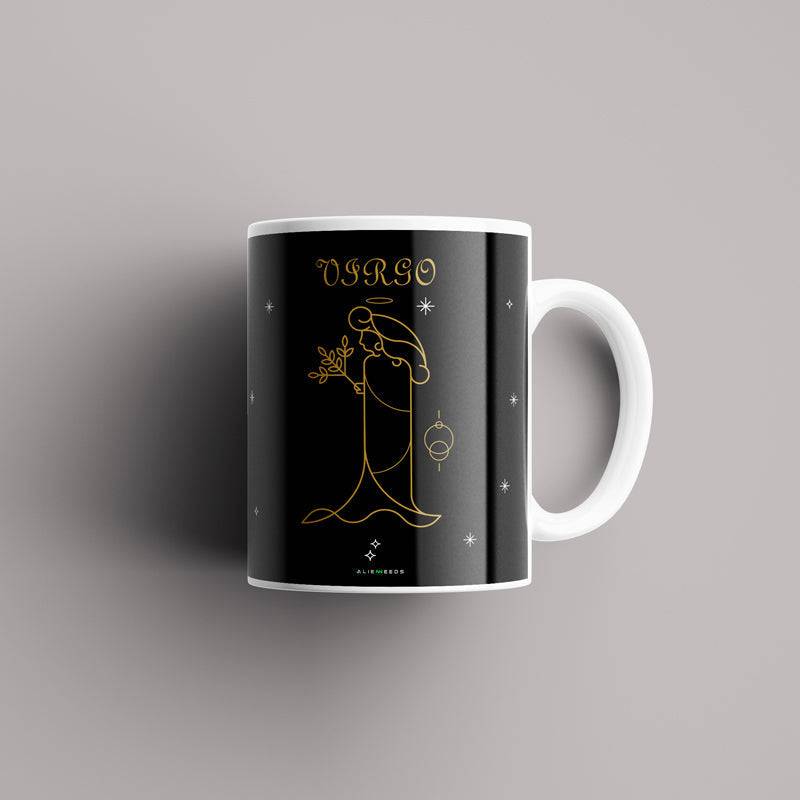 Virgo Pure Perfection Zodiac Mug – Alienneeds Custom Astrology Mug