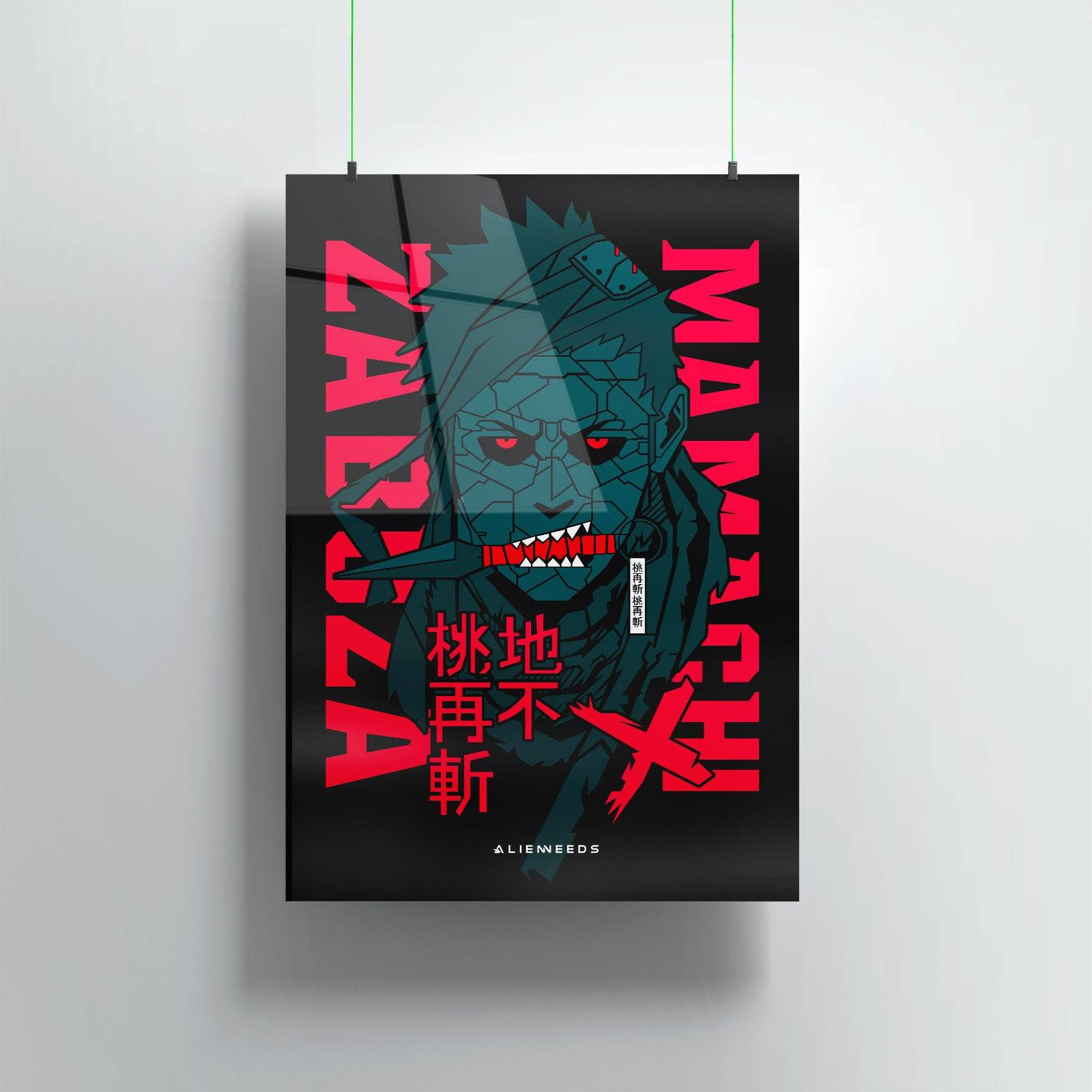 Zabuza Momochi Metal Poster