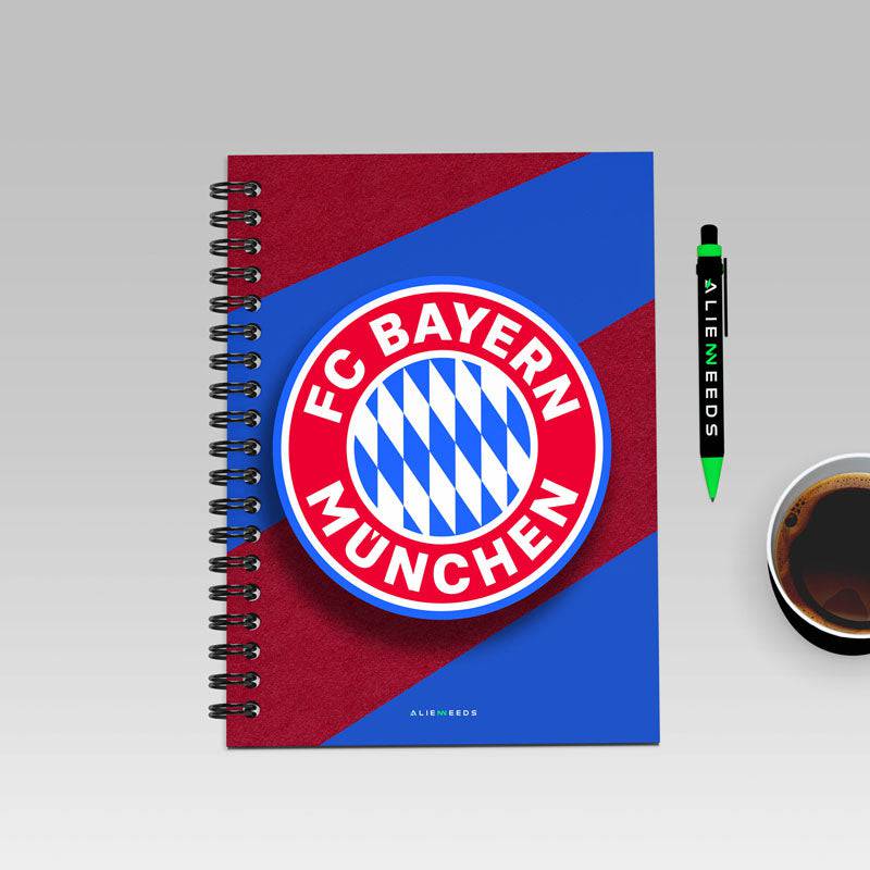 Bayern Munich Logo A5 Notebook - Alienneeds.in