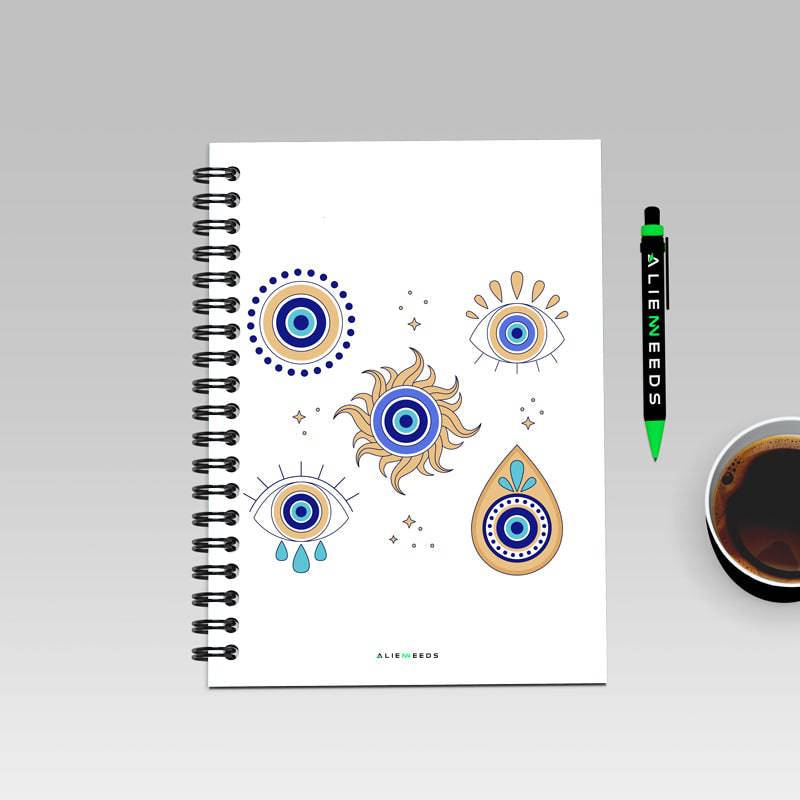 Evil 5 Pattern A5 Wiro Notebook - Alienneeds.in