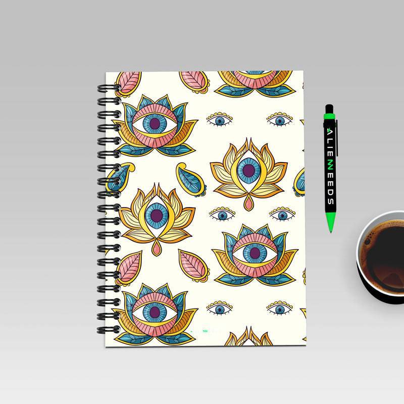 Evil Eye Lotus A5 Wiro Notebook - Alienneeds.in