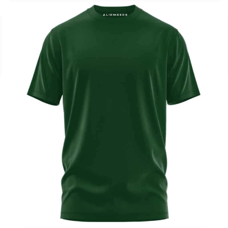 Green Unisex Basic T-shirt - Alienneeds.in