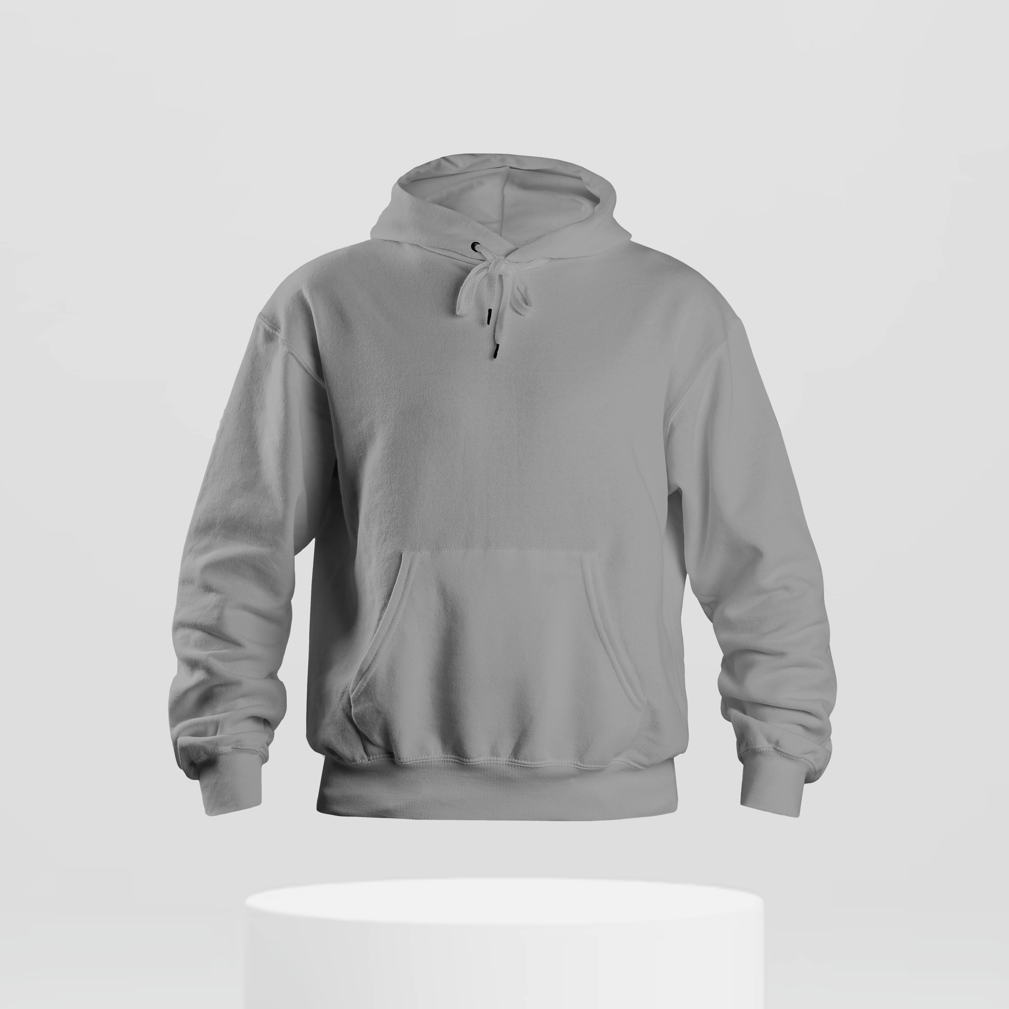 Grey Unisex Basic Hoodies - Alienneeds.in