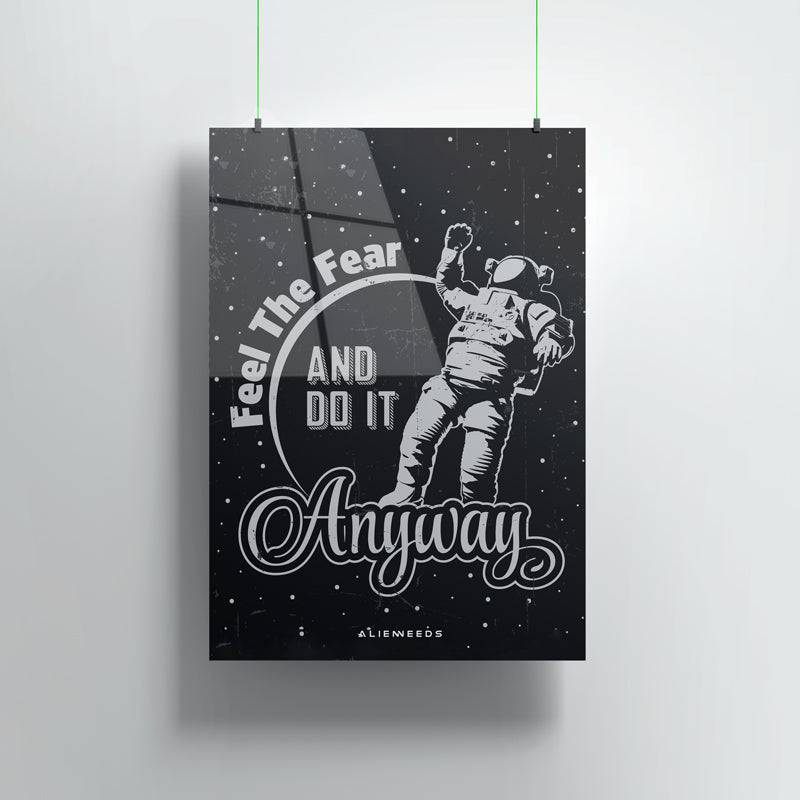 I Need More Space Premium Metal Poster Wall Art - Alienneeds.in