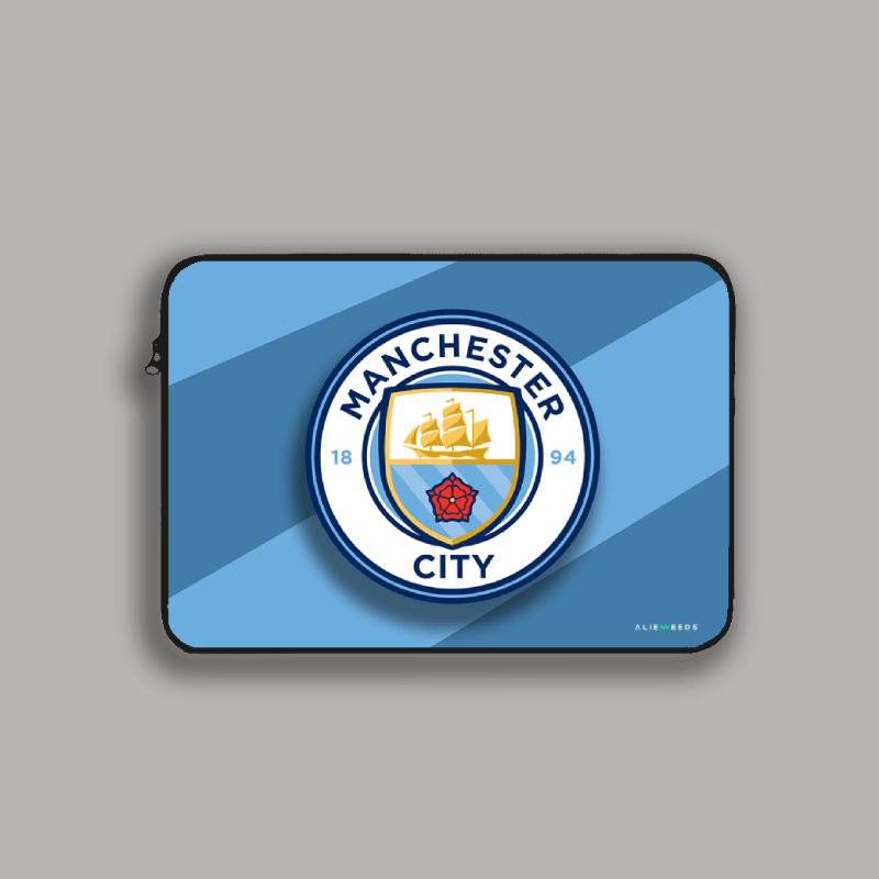 Manchester city logo Laptop sleeve - Alienneeds.in