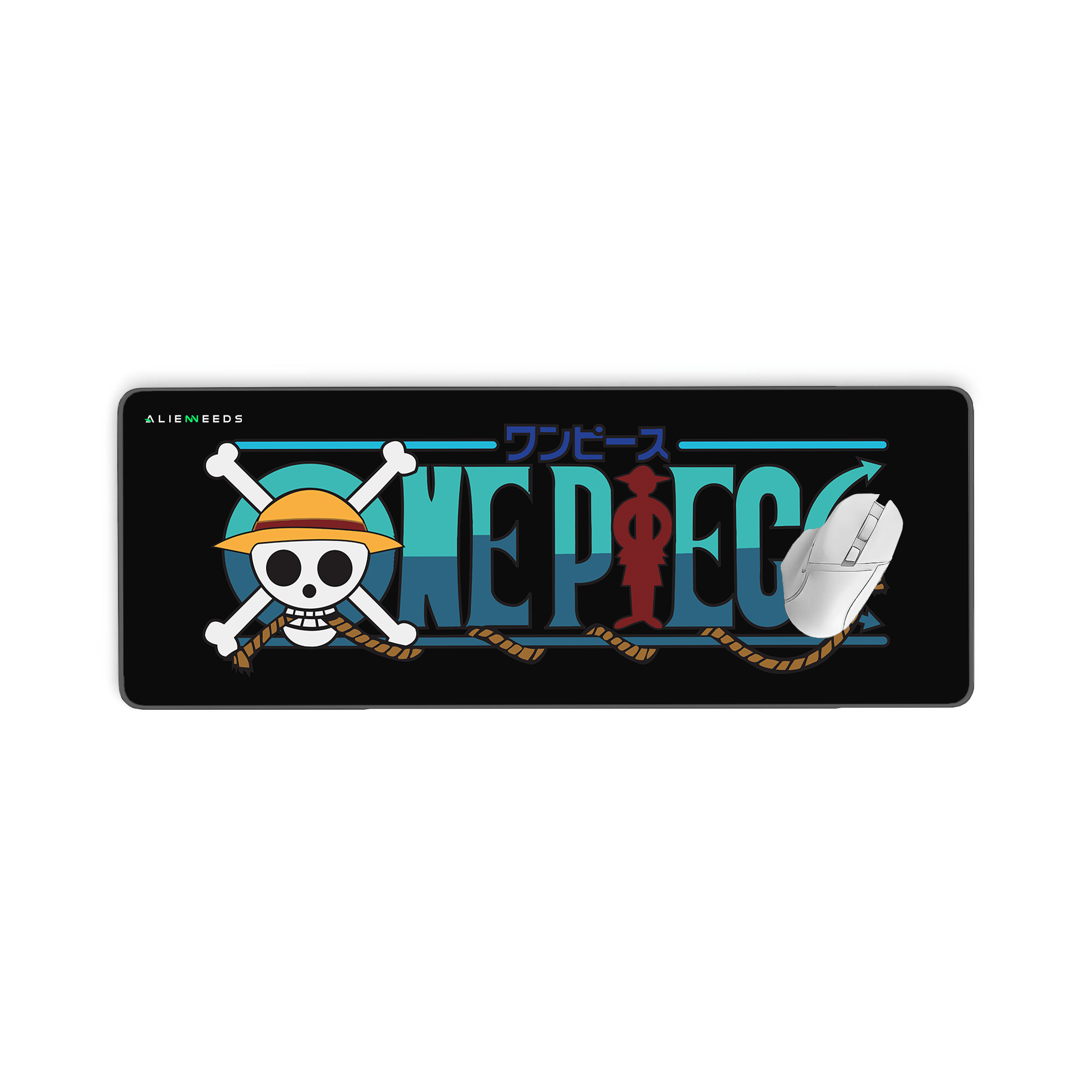 One Piece Logo Desk Mat & Gaming Pad - Alienneeds.in