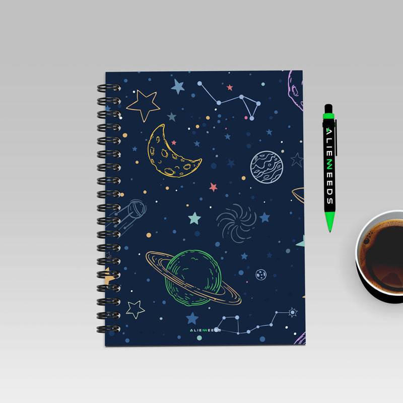 Spaces A5 Wiro Notebook - Alienneeds.in