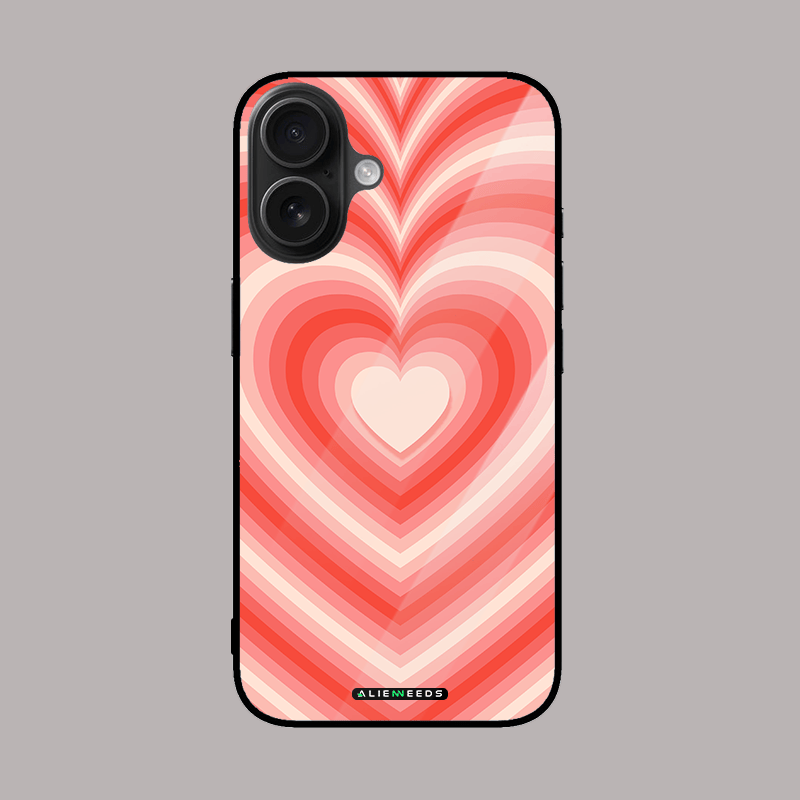 Groovy heart mobile cover by alienneeds – fun design.