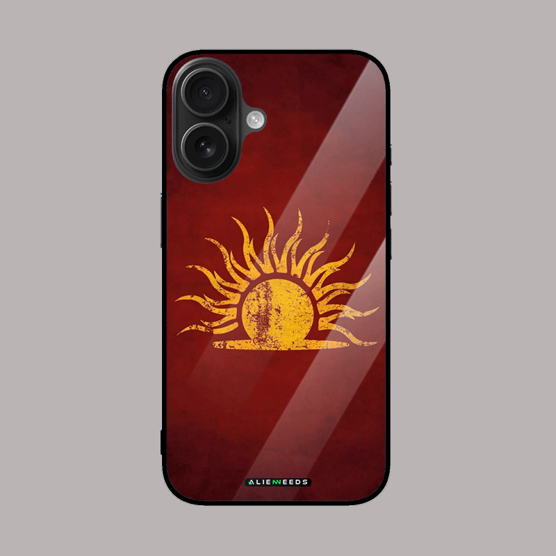 Mythic dawn logo glass case – fantasy mobile cover.
