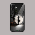 Krishna with moon glass case by alienneeds – spiritual design.