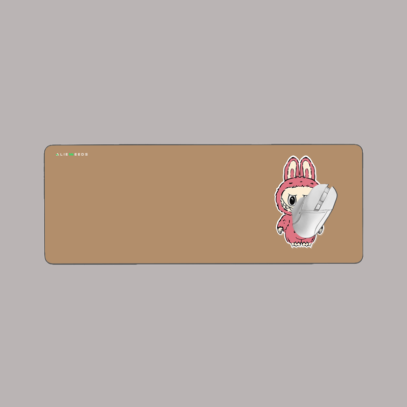 Pink Labubu Desk Mat