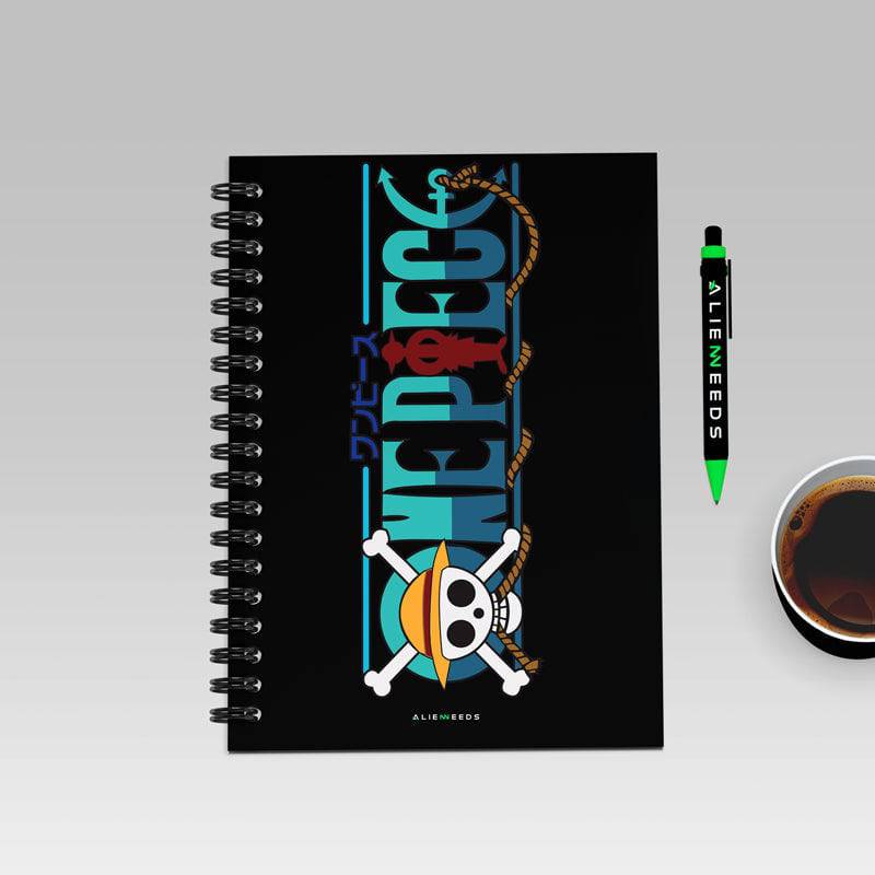 One Piece Logo A5 Notebook - Alienneeds.in