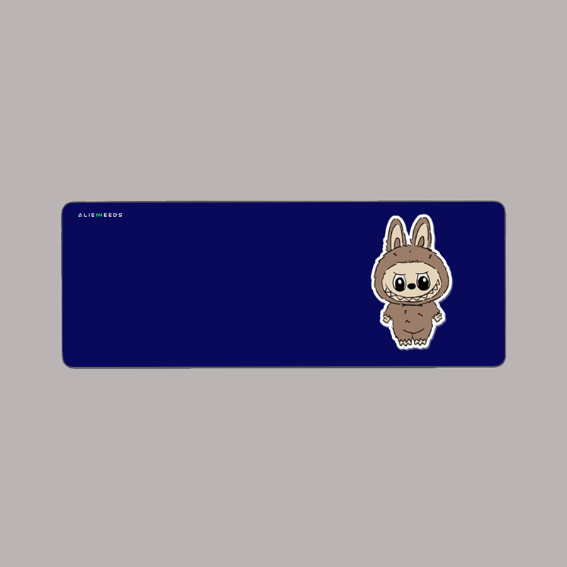 Light Brown Labubu Desk Mat
