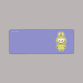 Yellow Labubu Desk Mat