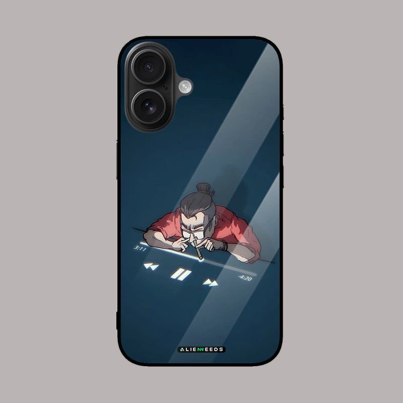 Music drug glass phone cover by alienneeds – artistic design.