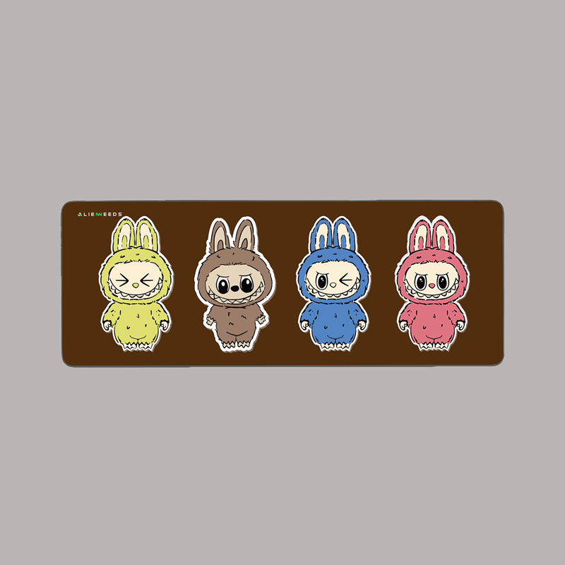 Labubu Pattern Desk Mat