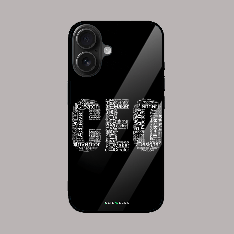 CEO glass case – professional style by alienneeds.