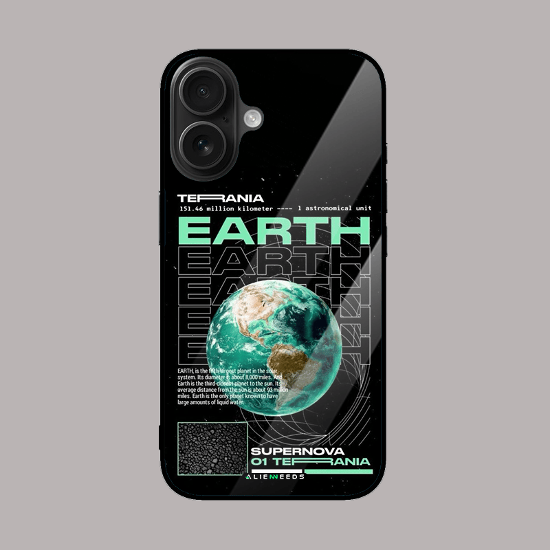 Earth Supernova glass phone case by alienneeds – cosmic art.
