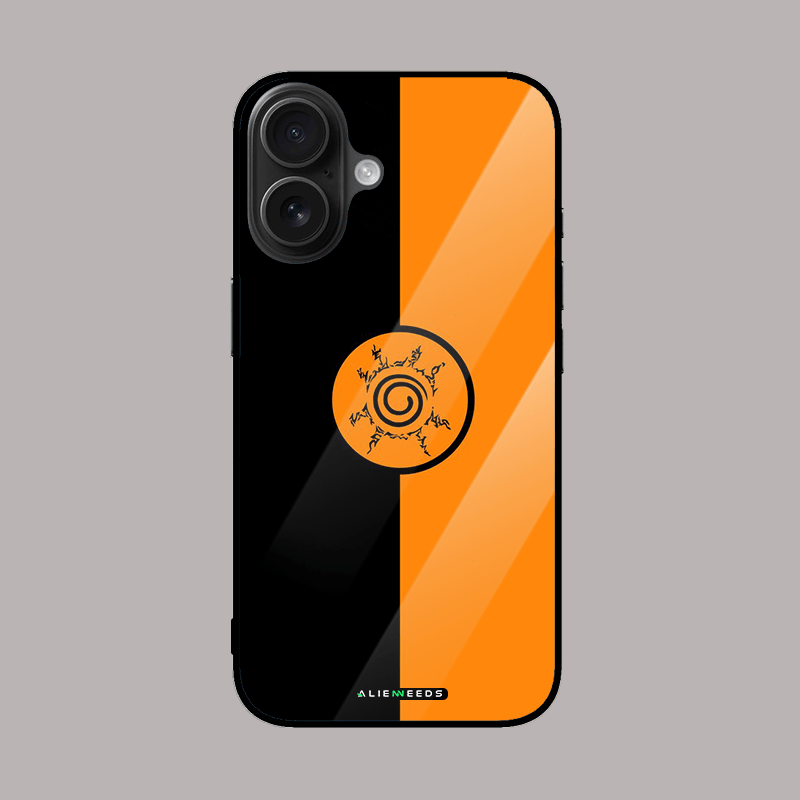 Four Symbols Seal yellow phone case by alienneeds – unique glass back.