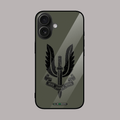 Who Dares Wins mobile phone cover – motivational glass case.