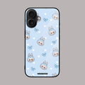 Labubu with heart design phone case – cute and durable.