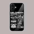 Delorean time machine glass case by alienneeds – futuristic design.