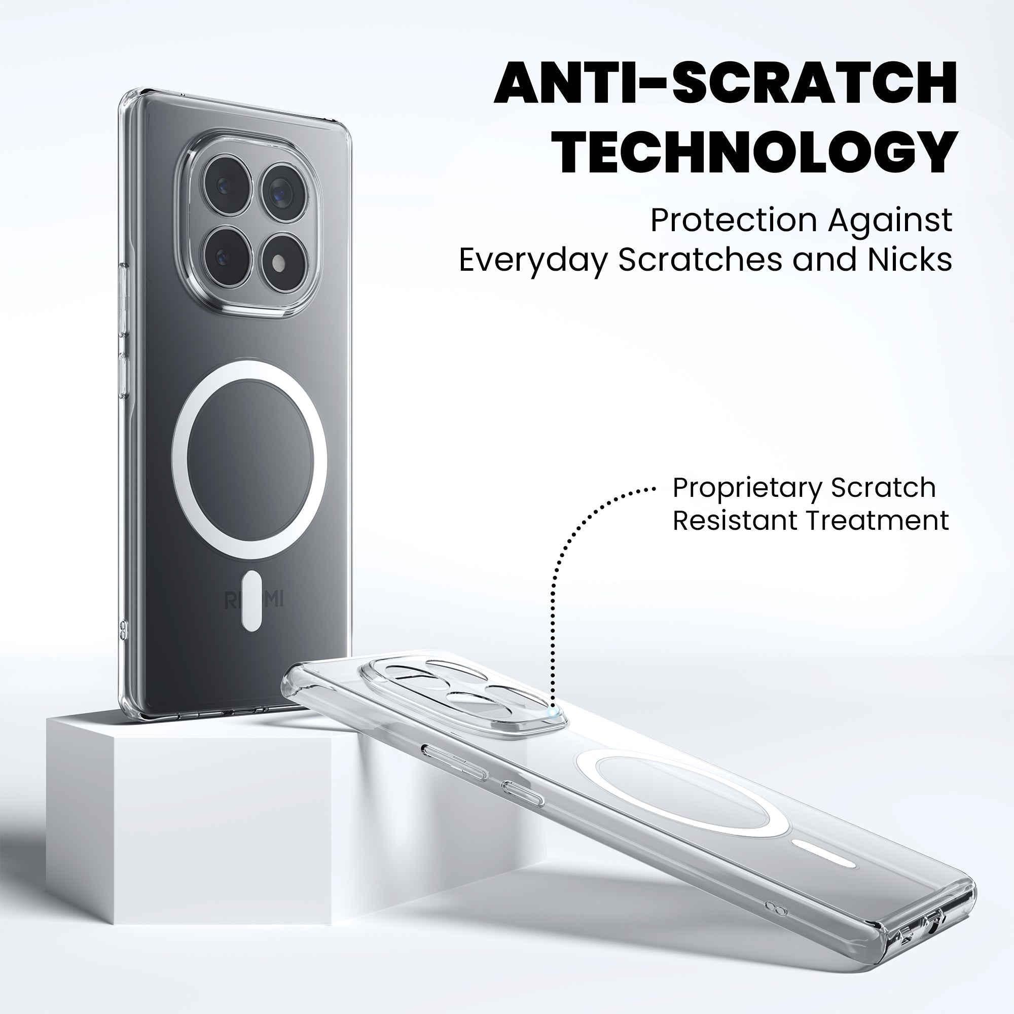 Anti-Yellow Magsafe Clear Case - Redmi