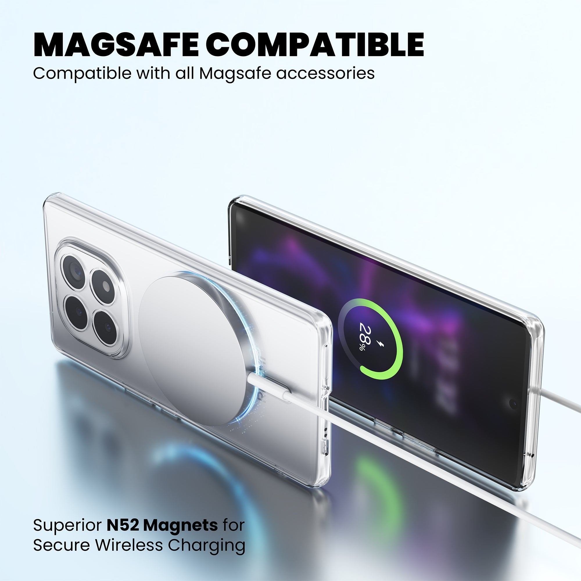Anti-Yellow Magsafe Clear Case - Redmi