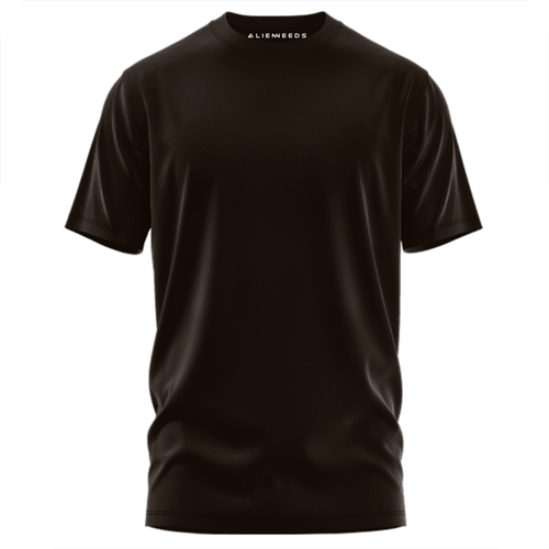 Coffee Brown Unisex Basic T-shirt - Alienneeds.in