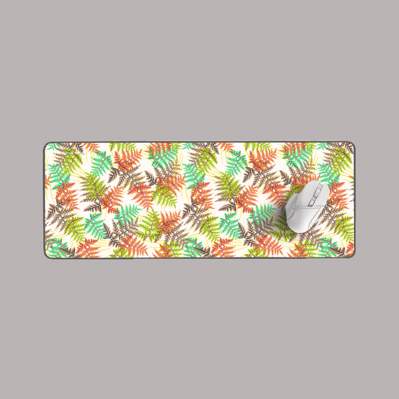 Colorful Leaf Desk Mat - Alienneeds.in